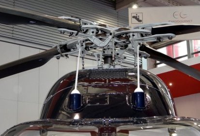 Le rotor du Bell 429 N10984 - Photo © Patrick Gisle