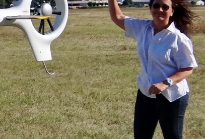 Christine et le Cabri G2 d'HD3S à Montélico - Photo © P. Gisle
