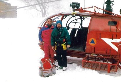 A gauche le pilote Patrick Bros - Photo DR