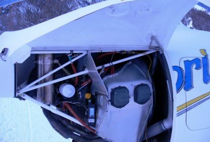 C'est indiqué : -22,4°C - Photo © Guimbal Hélicoptères