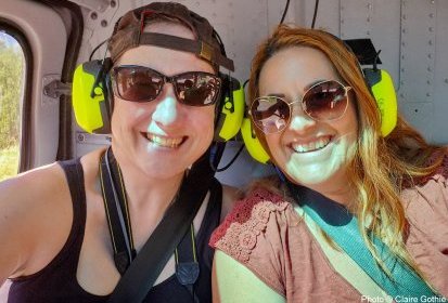 Claire et Coralie, Happy face ! - Photo © Claire Gothié