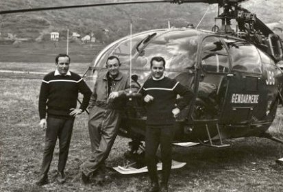 A Briançon avec Maurice Jammet et Raymond Berthier, deux anciens devant (...)