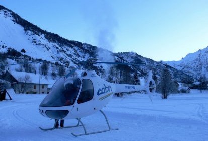 Notre brave bête a démarré sans broncher - Photo © Guimbal Hélicoptères