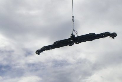 Un train de galets ramené (860 Kg) - Photo © Jean-Marie Potelle