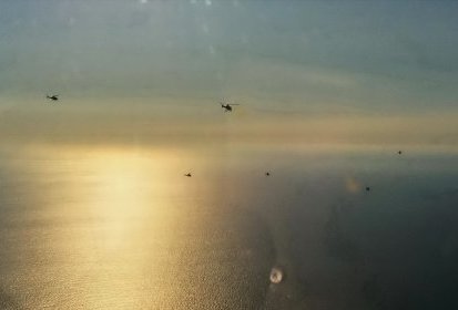 1er juillet – En patrouille vers Nice - Photo © Azur Hélicoptère