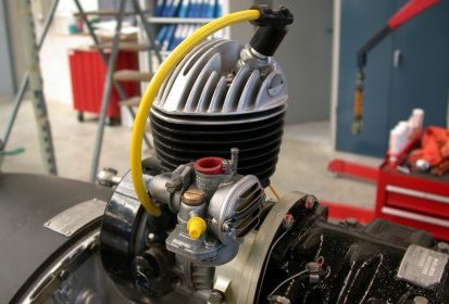 Gros plan du moteur - Photo collection JMP