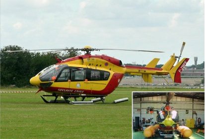 Flottabilité sur les patins pour l'EC 145 F-ZBPE - En encarts, (...)
