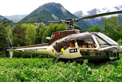 DZ redescendu de l'Alpe le 18 juillet - Photo © Azur Hélicoptère