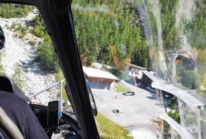 La DZ CMBH à Argentière est en vue - Photo © Claire Gothié