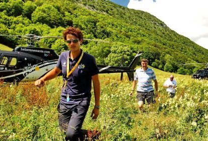 DZ champêtre au Col des Près, massif des Bauges - Photo © Azur (...)