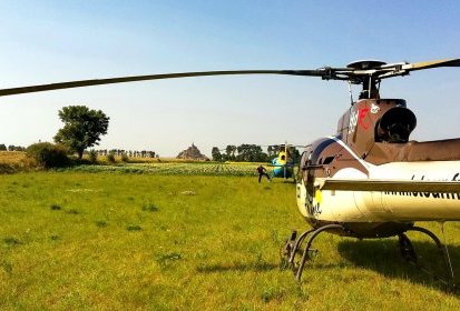La DZ !... - Photo © Azur Hélicoptère