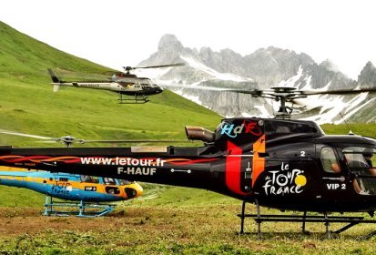 DZ « Montagne » du Col de La Madeleine - Photo © Azur Hélicoptère