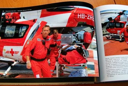 Extrait du livre "Helicopter Rescue in the Alps" - Photo F. (...)