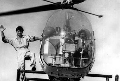 Philippe de Dieuleveult et JMP sur Bell 47 G2 F-BXXN - Photo collection (...)