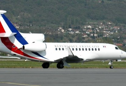 Falcon 7X F-RAFA en mouvement - Photo © Christophe Gothié