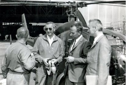 De G. à D. : Jean-Marie BESSE, Denis PROST, Jean BOULET, René MOUILLE - Photo (...)