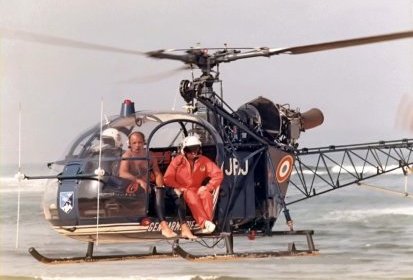 Alouette 2 F-MJBJ Gendarmerie en Juin 1984 - Photo DR SIRPA