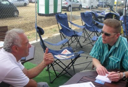 Christian interviewé par Thierry Gallaway pour La dépêche - Photo (...)